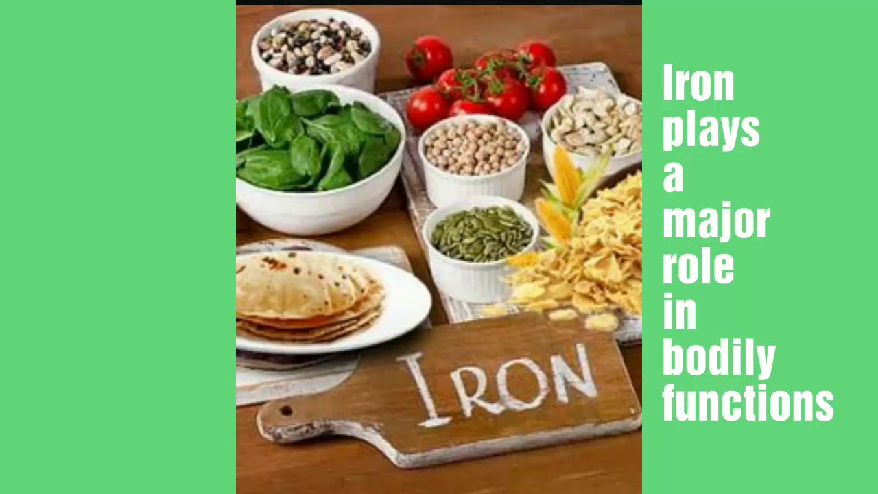 Vegetarian foods loaded with Iron - YouTube