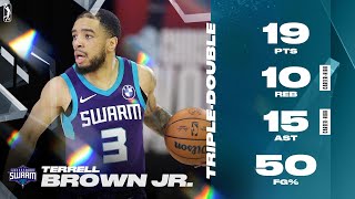 Terrell Brown Jr.'s Second Straight TRIPLE-DOUBLE: 19 PTS, 10 REB, 15 AST