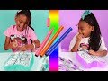 3 Marker Make Your Own Squishy Pillow Toy Challenge!!!