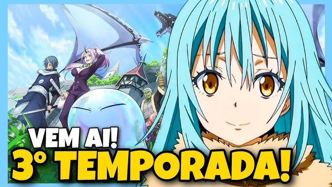 TENSEI SHITARA SLIME DATTA KEN 3 TEMPORADA DATA DE LANÇAMENTO OFICIAL 