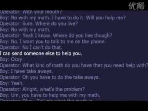 kid calls 911 for math homework help