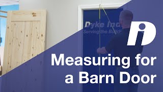 Measuring for a Barn Door