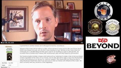 D&D Beyond — Fantasy Grounds news from SmiteWorks President Doug Davison