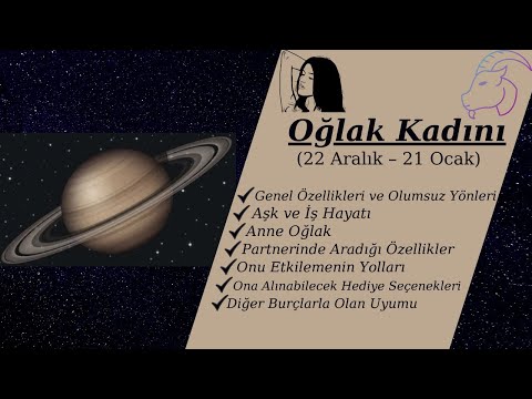 Video: Oğlak Burcu Kadınının Burcu Ne Olacak?