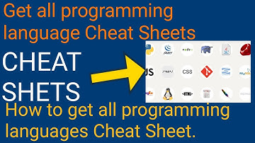 How to get cheat sheet of any programming languages cheat codes,Cheat Sheet