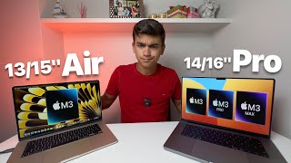 M3 MacBook Air vs M3 MacBook Pro! Which One is for You?