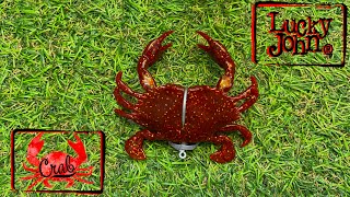 Обзор силиконовой приманки  Lucky John Crab по заказу Fmagazin