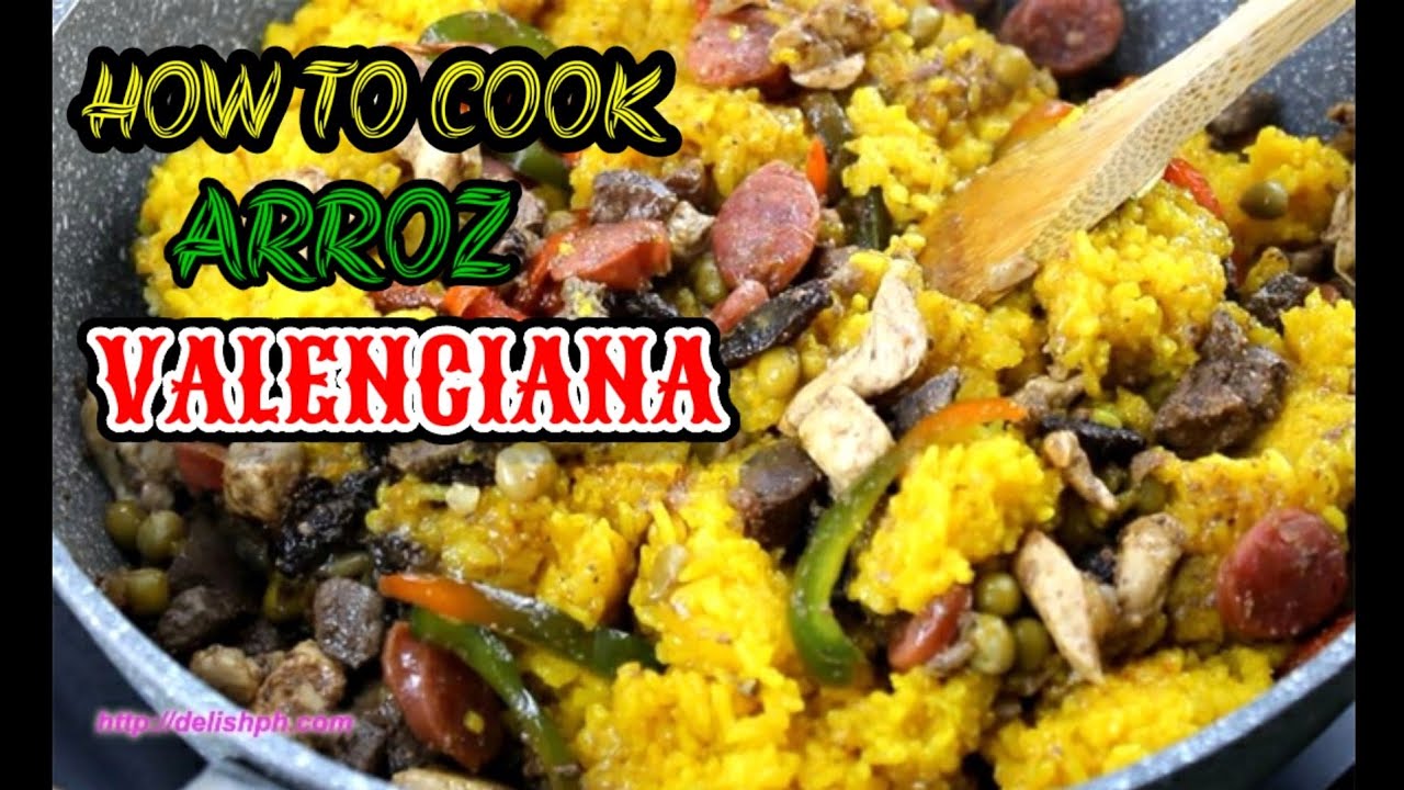 HOW TO COOK ARROZ VALENCIANA YouTube