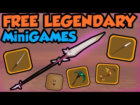 Legendary Item Minigames Roblox Dungeon Quest Youtube - legendary items in dungeon quest roblox