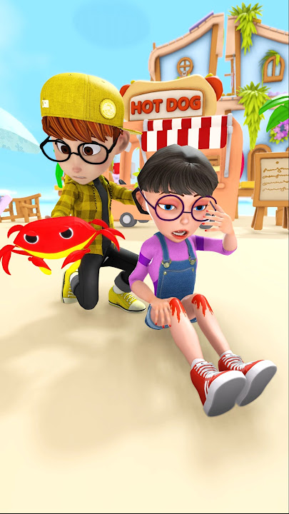 Miau miau miau...Tani & Nick funny moments #artfamily #scaryteacher3d #nickandtani #familyfun