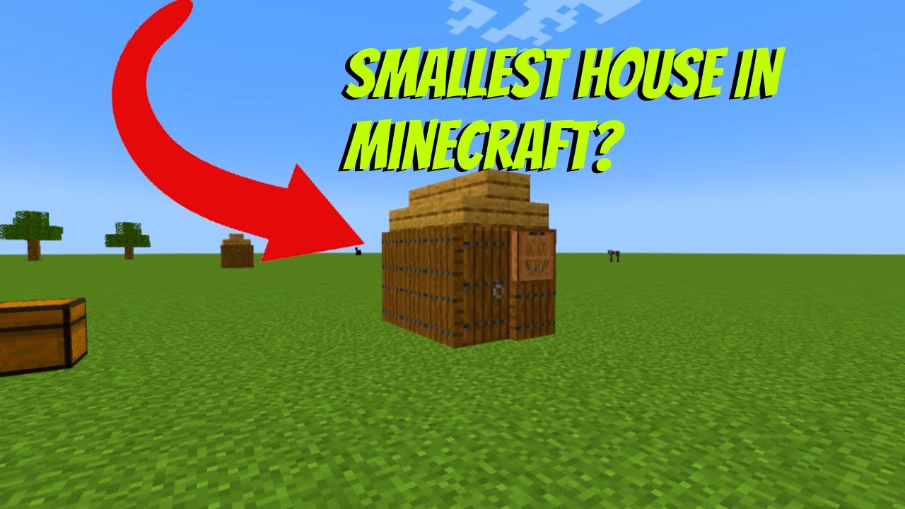 Smallest House In Minecraft Build Tutorial Challenge YouTube