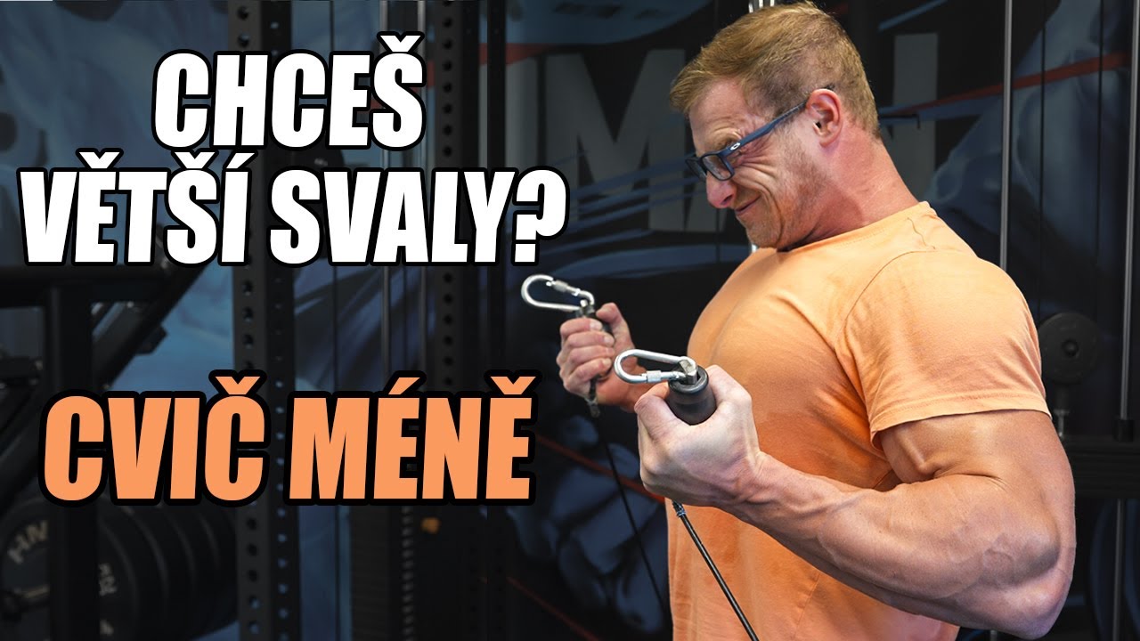 CHCEŠ LÉPE BUDOVAT SVALY?  *ODPOČIŇ SI A CVIČ MÉNĚ*