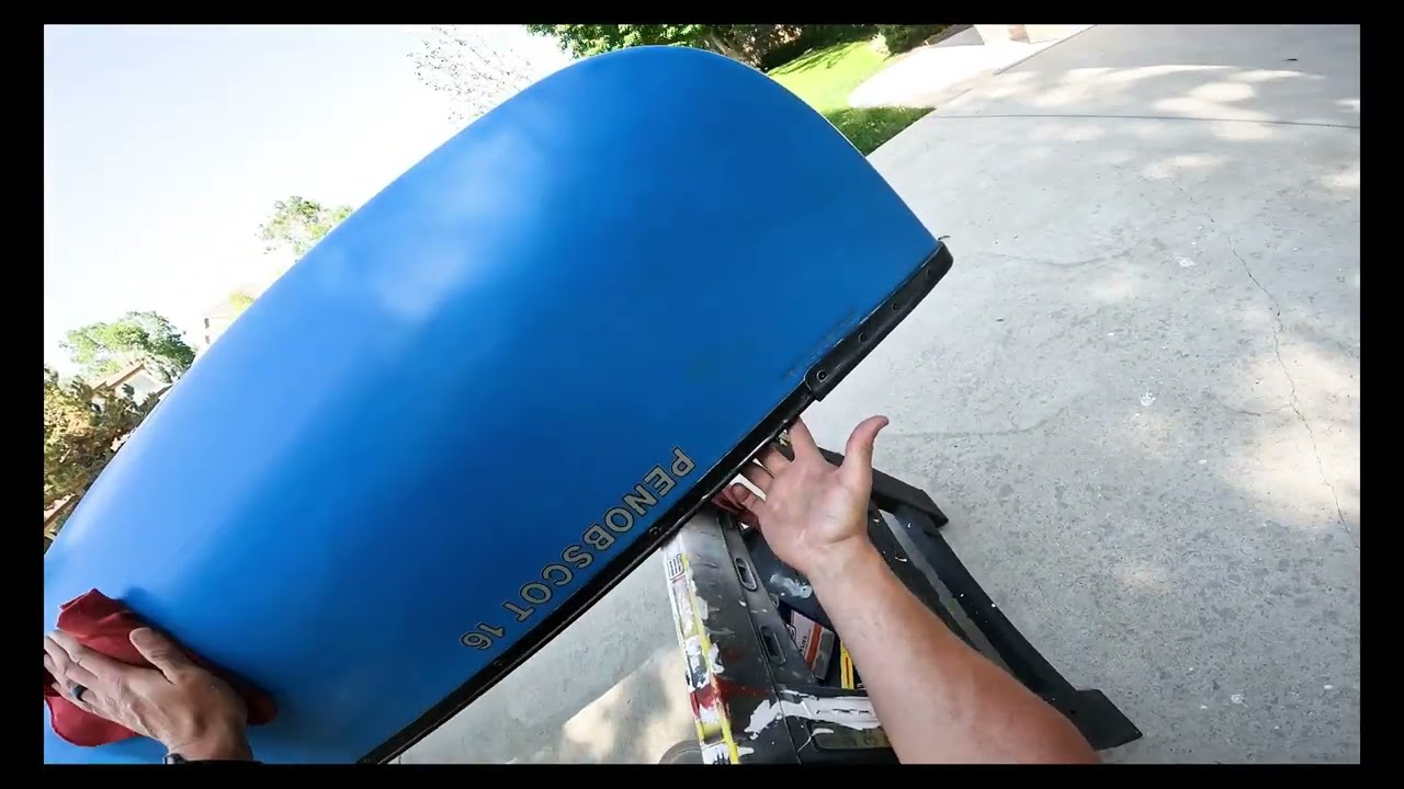How to Deep Clean and Polish a Royalex Canoe