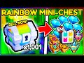 Worth it opening 1001 rainbow minichest pet simulator 99