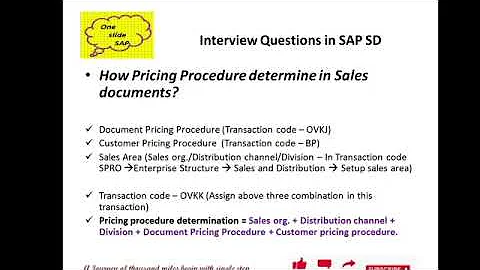 SAP SD Pricing procedure determination S4 Hana