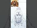 lord hanuman ji sketch easy step by step🔥#drawing #hanumanjisketch #sketch #pencilsketch #trending.