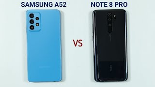 Samsung A52 vs Redmi Note 8 Pro - SPEED TEST