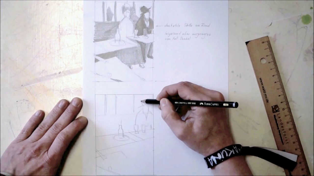 Was Ist Eine Kompositionsskizze Tutorial Anfertigen einer Kompositionsskizze - YouTube