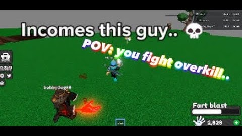 POV : You Fight Overkill in Roblox Slap Battles .. 💀