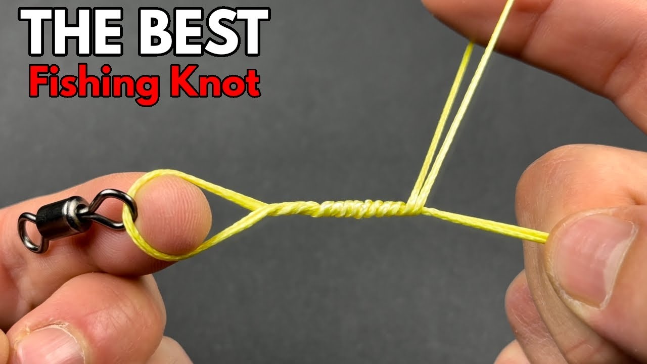 Fishing Knots: Trilene Knot - One of the BEST Fishing Knots for Mono or Fluorocarbon  Line 