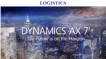 Online Training on Microsoft Dynamics Ax 7 Trade and Logistics