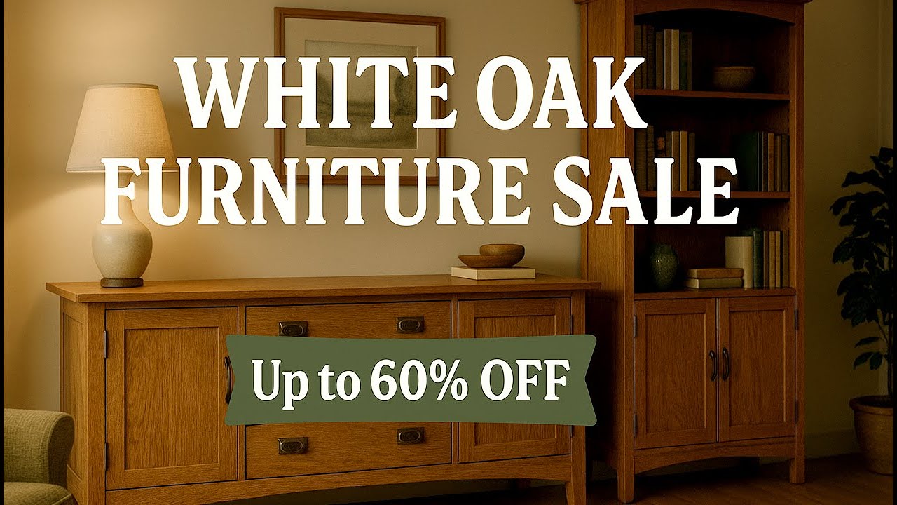Mission Style Solid Wood Furniture Sale | Quarter Sawn White Oak | Crafters & Weavers USA