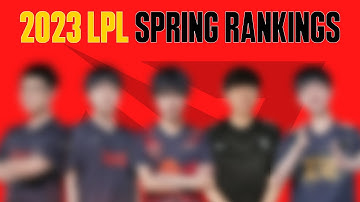 2023 LPL Spring Split Power Rankings + Analysis -- SuperKmanrocks