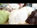 【ASMR】今韓国で話題の食べられるスクイーズ作ってみた【EATINGSOUNDS/咀嚼音】