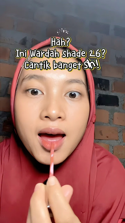 Wardah Lip Matte Shade 26: Warnanya Bikin Se-Gemes Itu?! 😍 #shorts #lipcream