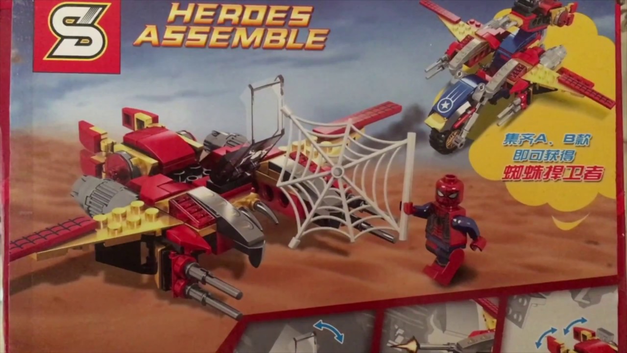 heroes assemble spiderman lego