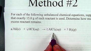 Calculating the How Much Excess Reactant Remains