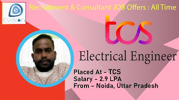 Congrats, Anand | ELECTRICAL ENGINEER | 2.9 LPA | Selected as Associate Tech Support Engineer in TCS