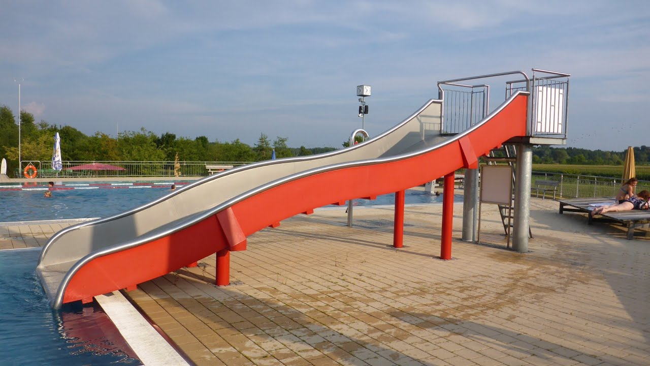 Breitrutsche im Freibad | Elypso Deggendorf freizeitbad heveney