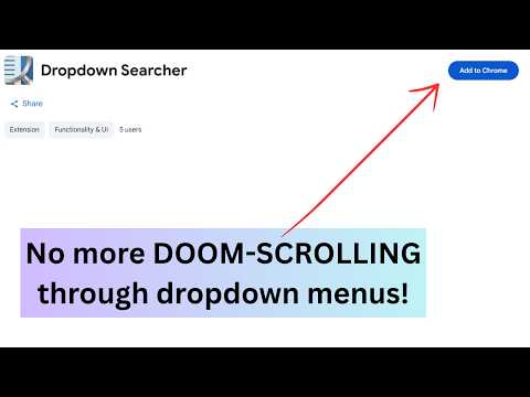Dropdown Searcher video preview 2