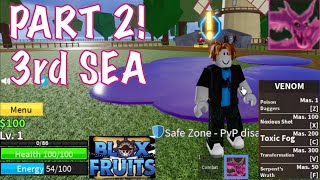 Noob uses SOUL FRUIT to reach 3rd SEA(700-1500) in BLOX FRUITS