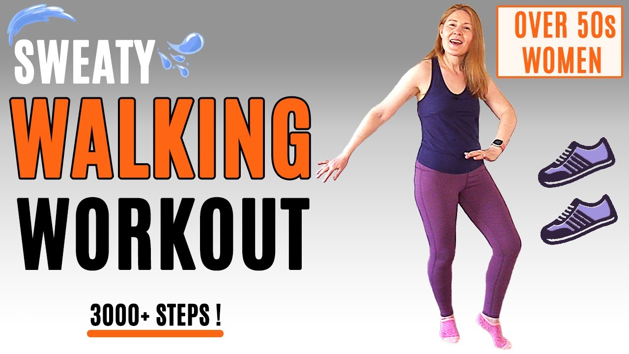 SWEATY LOW IMPACT INDOOR WALKING WORKOUT for Women Over 50 | Lively ...