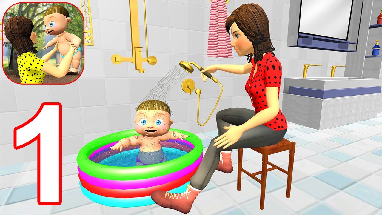 New Virtual Mother Life Simulator - Gameplay Walkthrough Part 1 Levels 1-8 (Android, iOS)