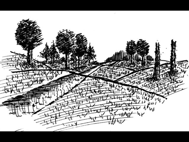 Learn to Draw Pen and Ink Landscapes - Pen and Ink Drawings by Rahul Jain