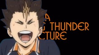 Rolling Thunder logo but it’s Nishinoya