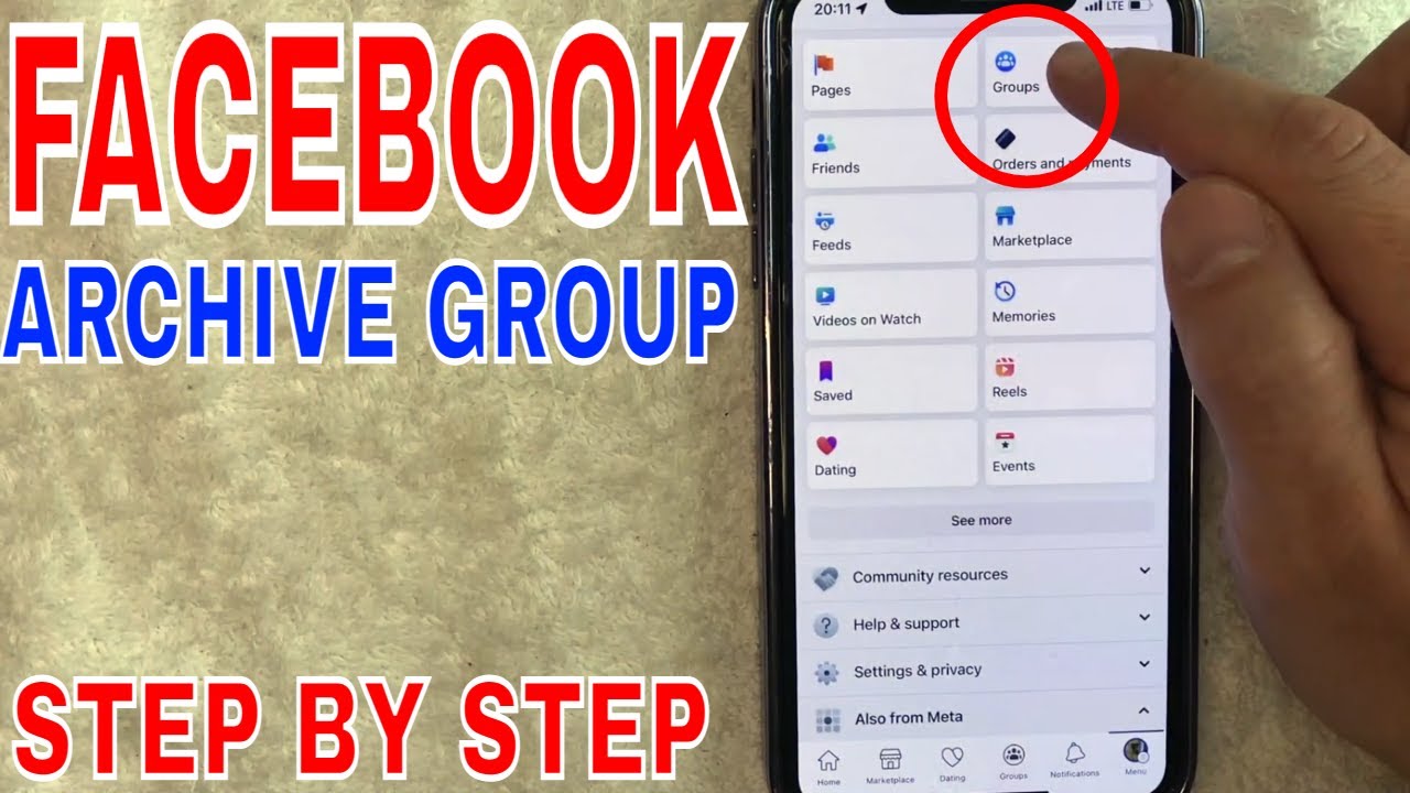 How To Archive Your Facebook Group 🔴 - YouTube