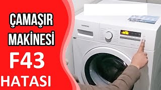 Çamaşır Makinesinde F43 Hatası Ve Çözümü