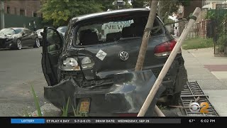 School Bus Stolen, Crashes Into 2 Cars In Cypress Hills, Brooklyn