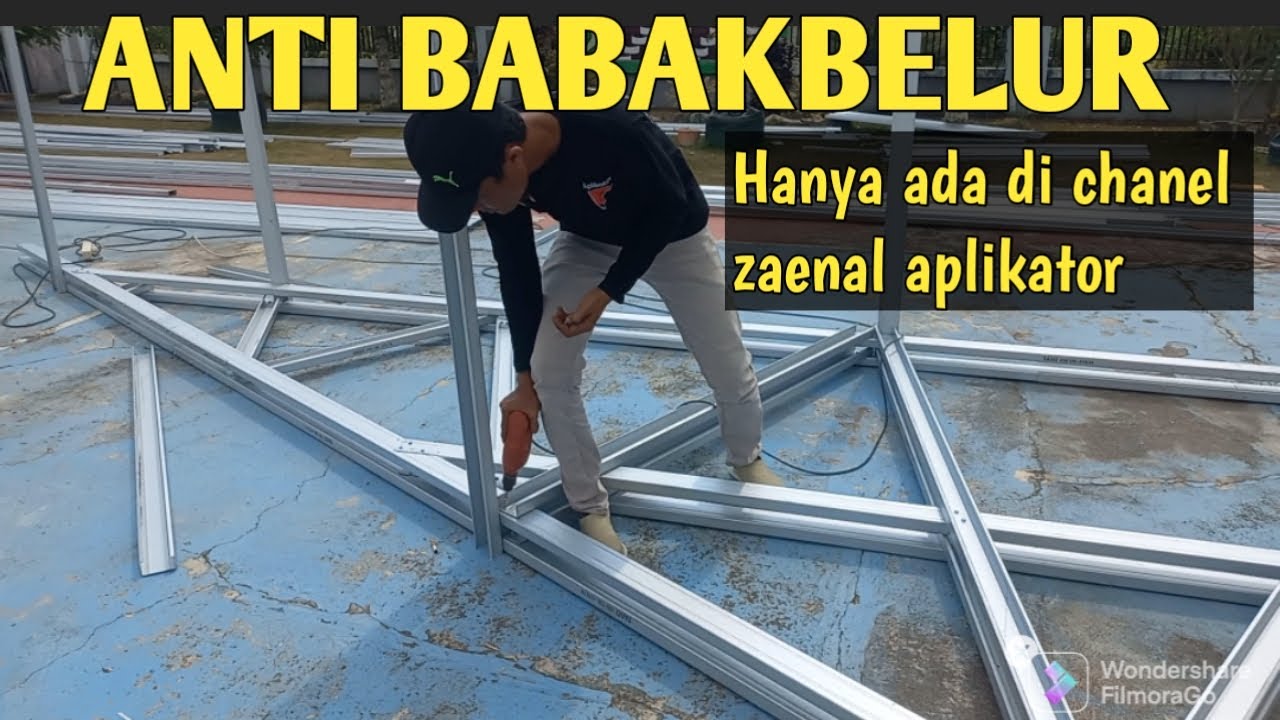 Pasang Baja Ringan Taso Lebar 10,75 Anti Bapakbelur