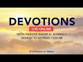 Devotions with Pastor Sumrall - November 30 2020