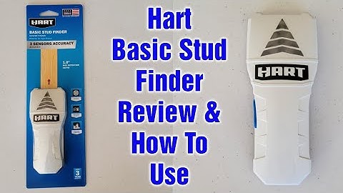 Hart Basic 3 LED Stud Finder Review & How To Use