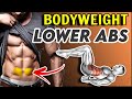 Lower Abs Bodyweight Exercises For Beginners At Home (Timer + Music included)