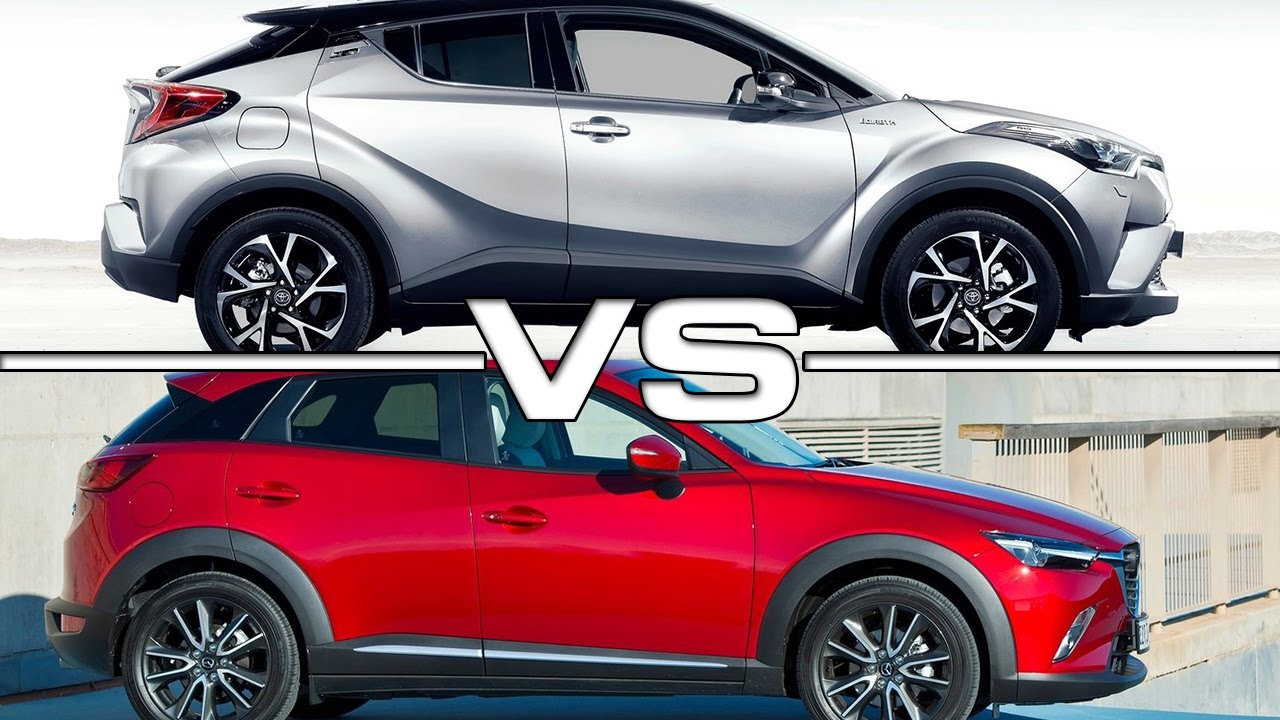 2017 Toyota CHR vs Mazda CX3 YouTube