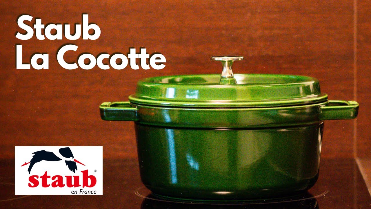 Staub 5.5-Qt Round Basil Green Cocotte + Reviews