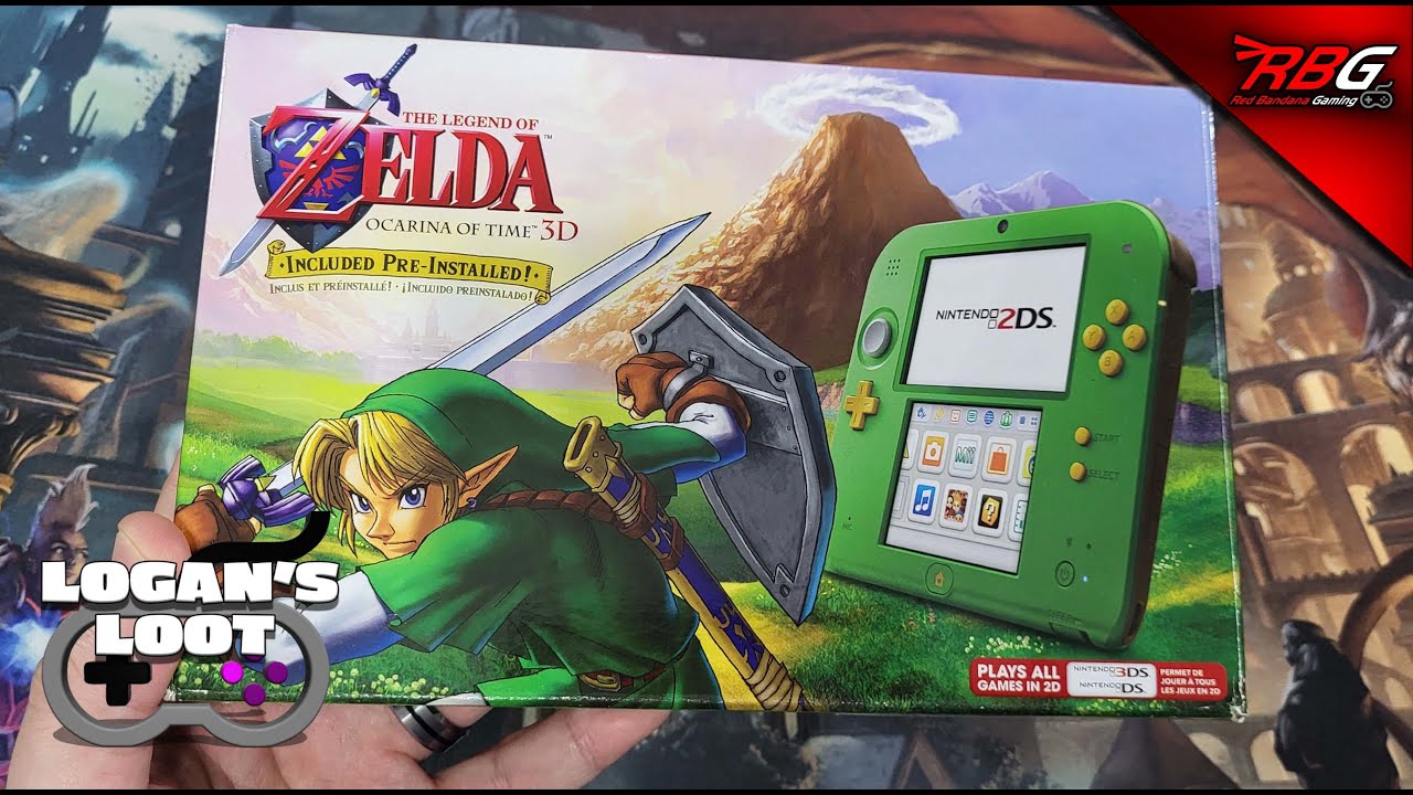  Nintendo 2DS - Legend of Zelda Ocarina of Time 3D : Video Games