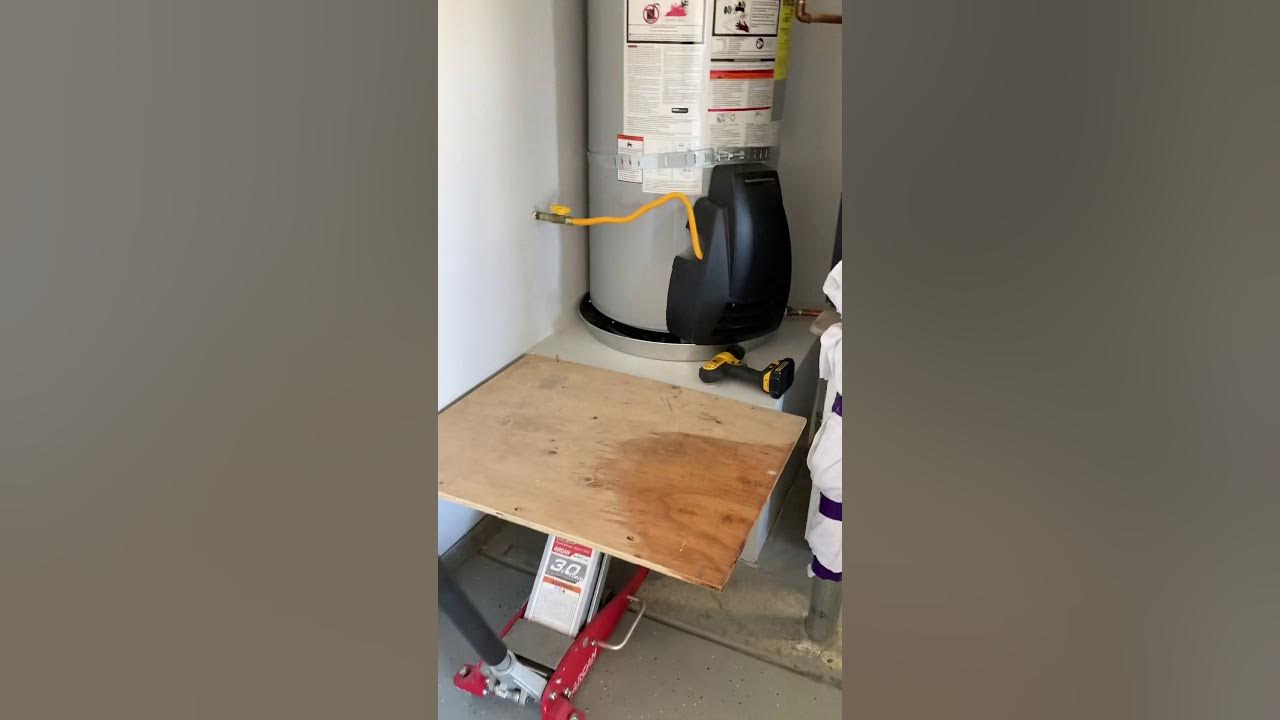 Water heater lifting platform YouTube
